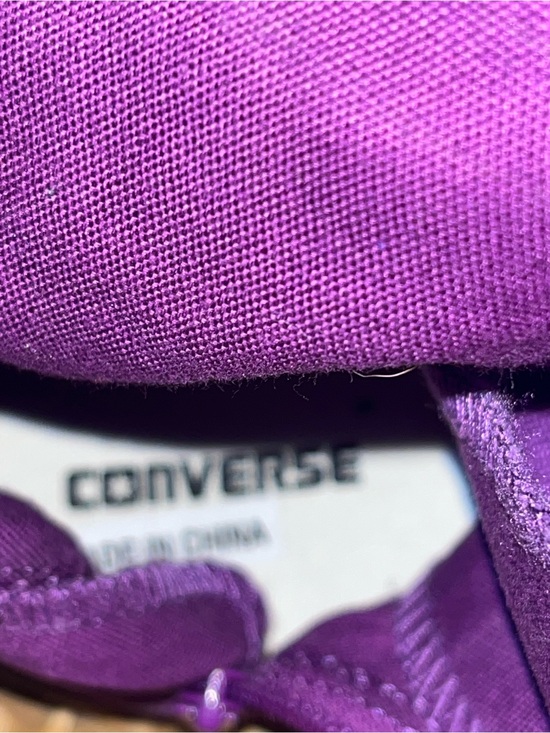 CONVERSE Purple and silver tall sneakers purple and silver main image 0